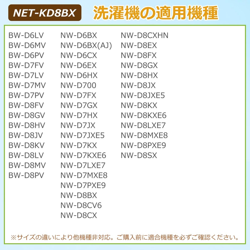 ISTORA Lint Filter for Hitachi Washing Machines, Model # NETK8KV,