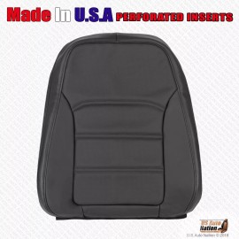 US AUTO Nation 832-790-4949 2015 2016 2017 For Volkswagen Passat Driver Passenger Leather Seat Cover Black - Driver Top