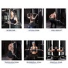plzzree 48'' LAT Pull Down Bar: Rotating Double Hooks for