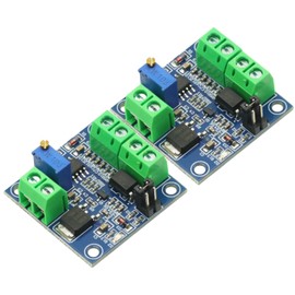2PCS PWM to Voltage Conversion Module 0%-100% to 0V-10V for PLC MCU Digital to Analog Signal PWM Adjustable Converter Power Module