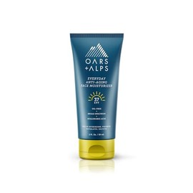 Oars + Alps Oars + Alps SPF 37 Sunscreen and Everyday Anti Aging Face Moisturizer, Infused with Hyaluronic Acid, Vitamin E and Vitamin B5, TSA Friendly, 2 Fl Oz