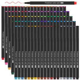 Gelanty Fineliner Pens, 100 Colors Fine Point Color Pens Set, 0.4mm Fine Tip Colored Pens Drawing Pen for Journaling, Writing Note, Comics, Coloring Books
