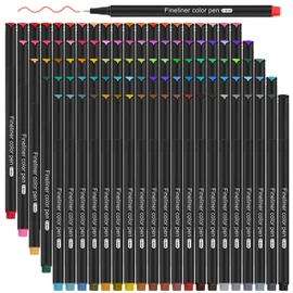 Gelanty Fineliner Pens, 100 Colors Fine Point Color Pens Set, 0.4mm Fine Tip Colored Pens Drawing Pen for Journaling, Writing Note, Comics, Coloring Books