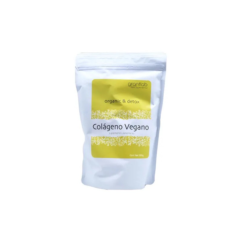 Colágeno Vegano Grantlab 300g Libre Glutén Polvo Nutricional Orgánico