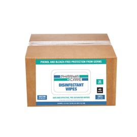 PharmaCare Advanced Formula 70% Alcohol Wipes - (50 Count) 40 Packs (case)