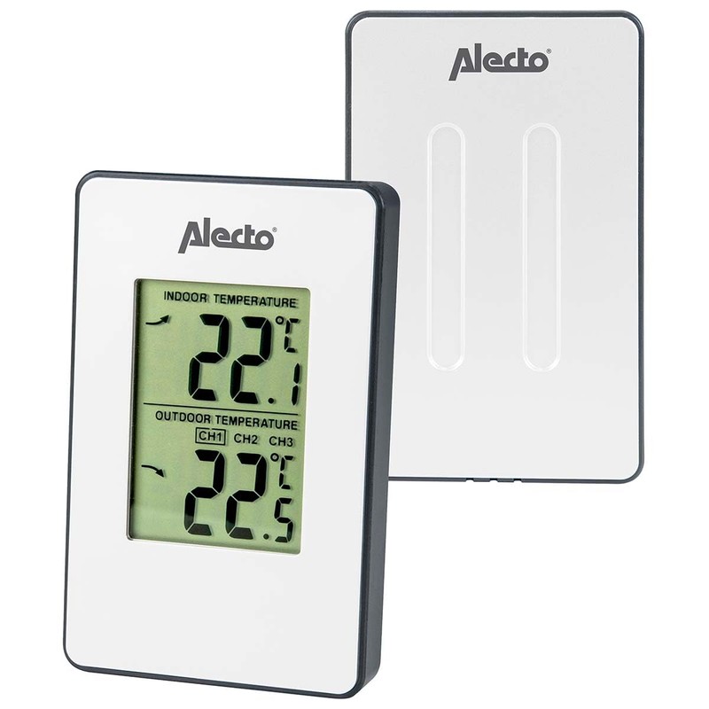 Alecto ws-1050 Digital Weather Station, White, 14 x 2 x