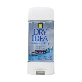 Dry Idea Advanced Dry Clear Gel Deodorant, Powder Fresh, 3oz (Pack of 3)