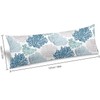 Nautical Blue Coral Body Pillow Cover Pillowcase with Zipper