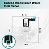 SDRZJX Upgrade Dishwasher Water Inlet Valve Compatible with Bosch SHE