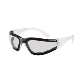 Crossfire 5515 AF Safety Glasses, Clear Frame/Indoor/Outdoor Anti-Fog Lens, One Size