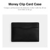 COACH Men's Money Clip Card Case, Black, One Size