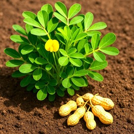 Seeds Spanish Peanut 10 Seeds to Grow Annual Warm-Season Plant
