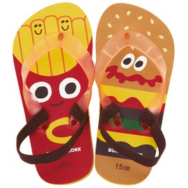 Skater SDBE15-A Kids Flip Flops, 5.9 inches (15 cm), Burger Conx 23