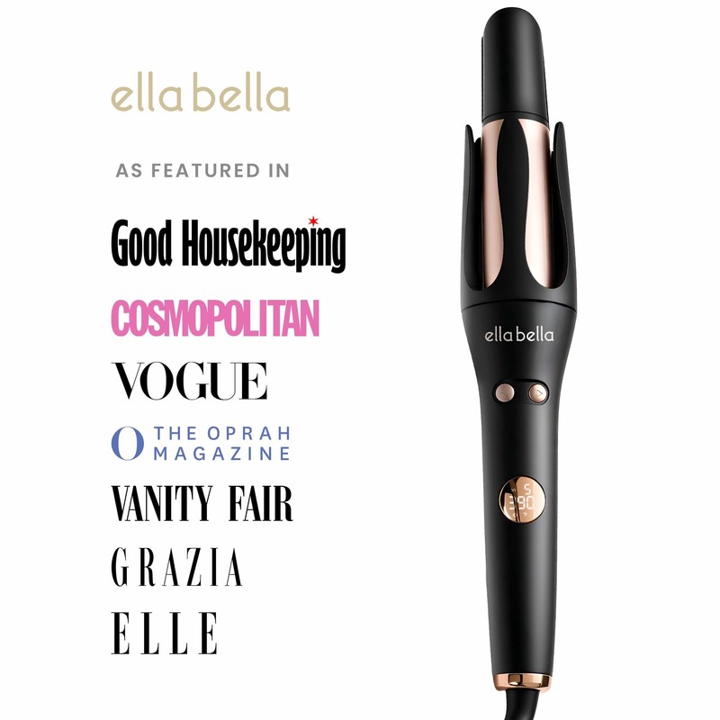 ELLA BELLA® Automatic Rotating Curling Iron • Auto Hair Curlers