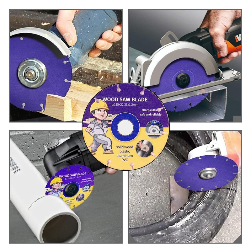 Xiciki Saw Blades for Angle Grinder Wood, Cutting Discs 115