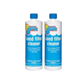 In The Swim Liquid Sand Filter Cleaner – Fast-Acting Concentrated Formula for Improved Pool Water Filtration - 1 Quart - 2 Pack