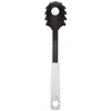 Fackelmann 12, 2" Of Pp "Arcadalina" Spaghetti Spoon, Black/White