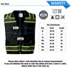 SKSAFETY 12 Pockets Professional level Safety Vest, Class 2 High