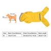 Dog Raincoat Waterproof Breathable Adjustable Hooded Dog Raincoat with Pocket