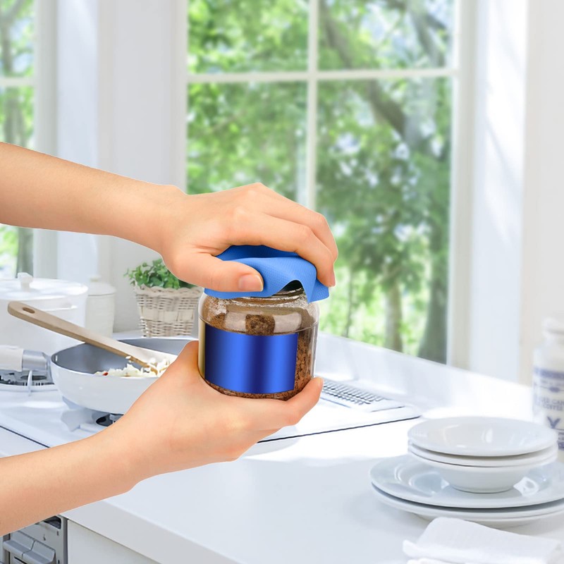 Leezmark 6pcs Jar Opener, Rubber Jar Opener Gripper Pads Kitchen