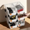 VEVOR Plastic Stackable Storage Bins 6 pcs Garage Organizer Bins