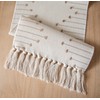 ZANZER Boho Table Runner 13 x 90 Inch Long Natural