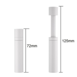 GPU Support Bracket White, Graphics Card Support, GPU Bracket Brace, Video Card Sag Holder Bracket with Magnet, GPU Stand, Adjustable Anti Sag GPU Stand Aluminum 72-125mm White