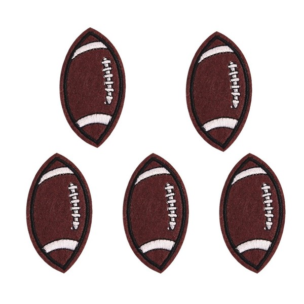 XUNHUI Rugby Iron on Embroidered Patch 5 Pieces