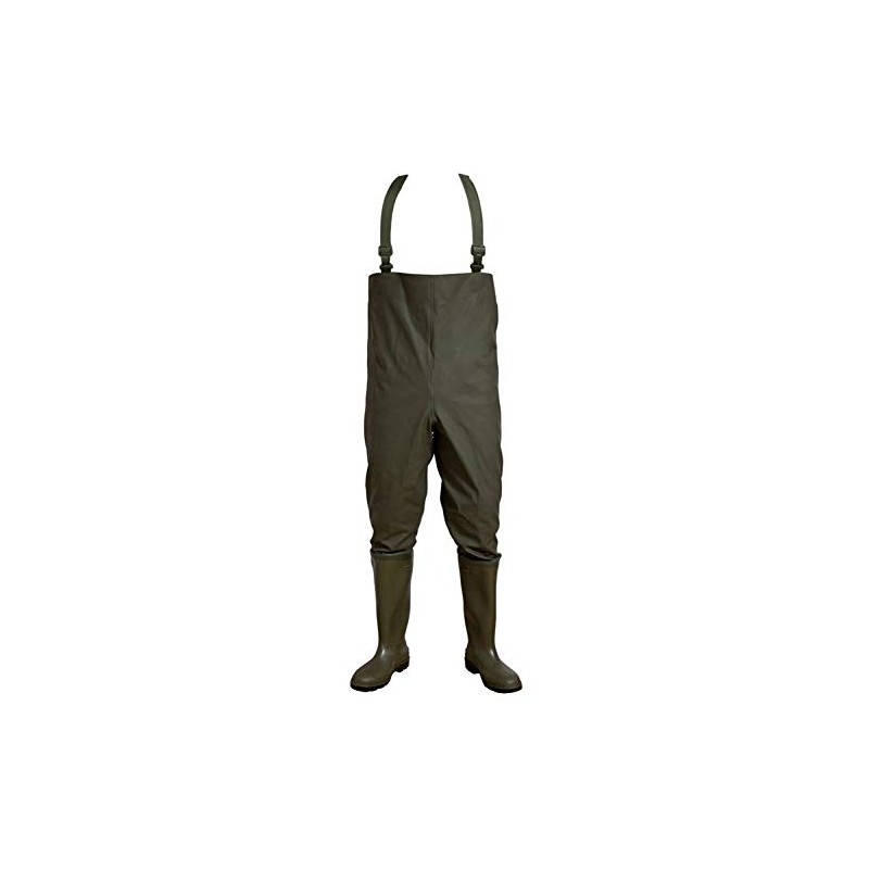 Elka 171700001048 Industrial Fishing Waders Olive Green 48