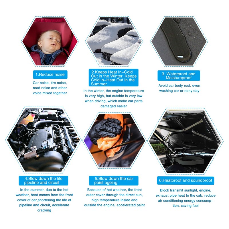 sourcing map Pack of 12 3 mm Insulation Mat Car