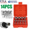 Unbranded 14PCS E Torx Star Female Bit Socket Set 1/2"
