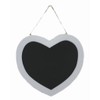 Gisela Graham White chalkboard heart