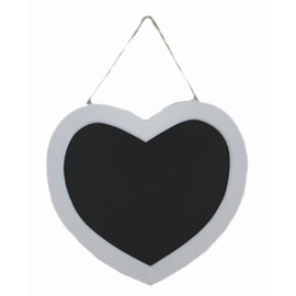 Gisela Graham White chalkboard heart