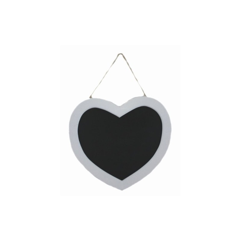 Gisela Graham White chalkboard heart