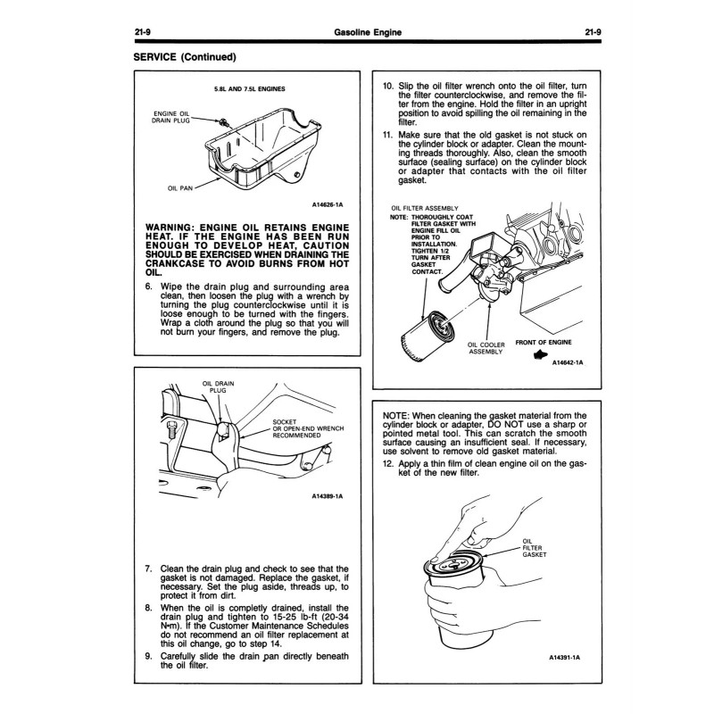 1991 Ford Motorhome Chassis Service Guide
