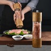 Nedyfix Advanced Acrylic Salt and Pepper Grinder, Wooden Pepper Grinder,