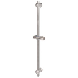 NearMoon Slide Bar with Height/Angle Adjustable Handheld Shower Holder, Bathroom SUS 304 Stainless Steel Head Holder for Bath (Screw Mounted, Brushed Nickel)