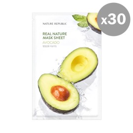 Nature Republic [Nature Republic]Real Nature Mask Sheet Avocado (30ea)