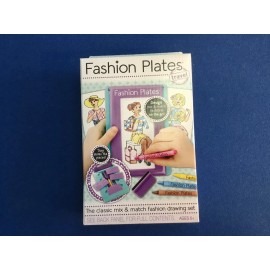 Kahootz Fashion Plates (travel) : classic mix and match fashion drawing set, for ages 6+