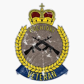 HOF Trading Pubg Veteran - Pochinki Vinyl Sticker Waterproof Decal Laptop Wall Window Bumper Sticker 5"