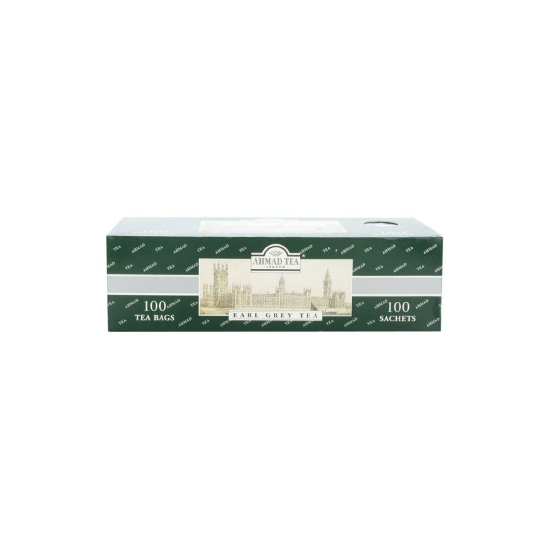 Ahmad Tea Earl Grey Tea, 100 Paper Enveloped Teabags (Pack