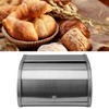 Stainless Steel Bread Box, Bread Box Exquisite Appearance Small Flat