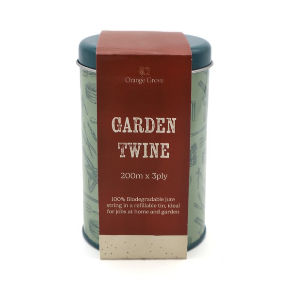 Robert Frederick Garden and Household Twine in Refillable Tin, Brown