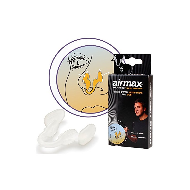 Airmax nasal dilator Sport Nasendilatator/Small & Medium) – Helps to