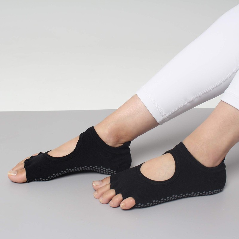 Finger 5 Finger Yoga Socks, Ballet, Pilates, Anti-Slip, Women's Yoga