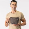 Terra Thread Makeup Bag Lok Pouch, Chestnut Brown