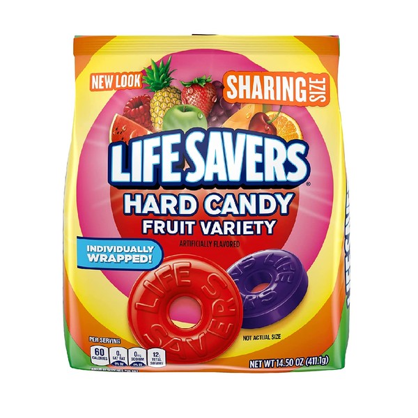 Dulces Life Savers Hard Candy Variedad Fruta 411 Gr