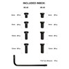 KEMIFON #6-48 and #8-40 Screw Set, Oval Head Torx Key