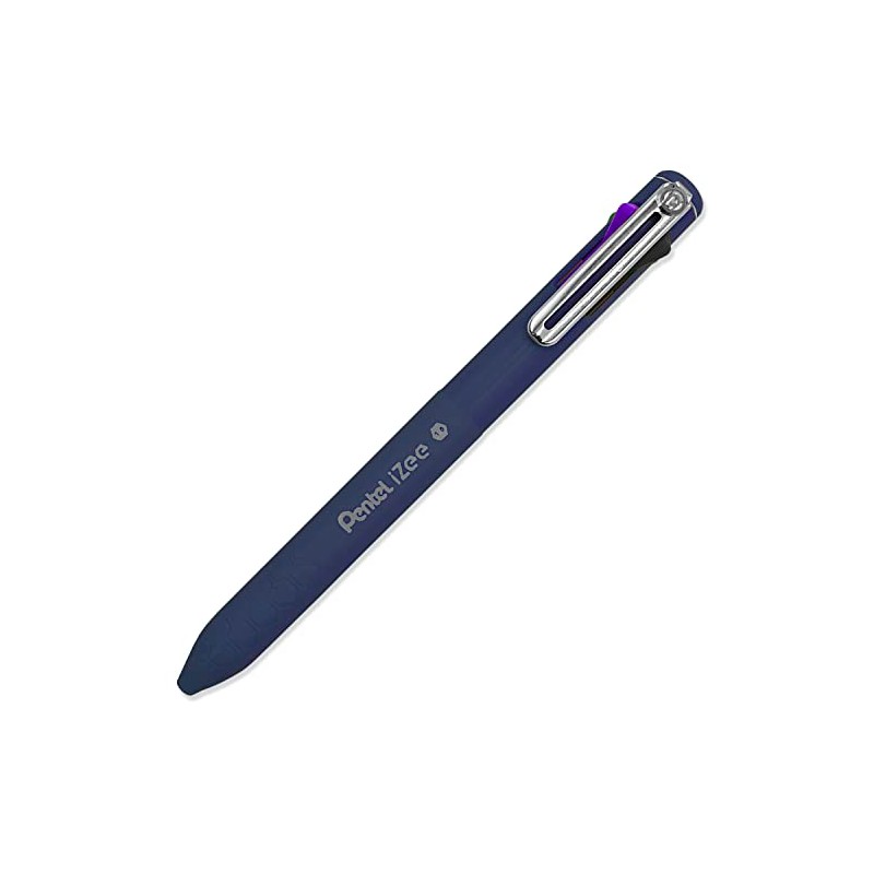Pentel iZee 4 Colour Ballpoint Pen - Deep Violet Barrel