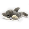 Crazy Dolphin Cuddly Toy Grey / White 21 cm